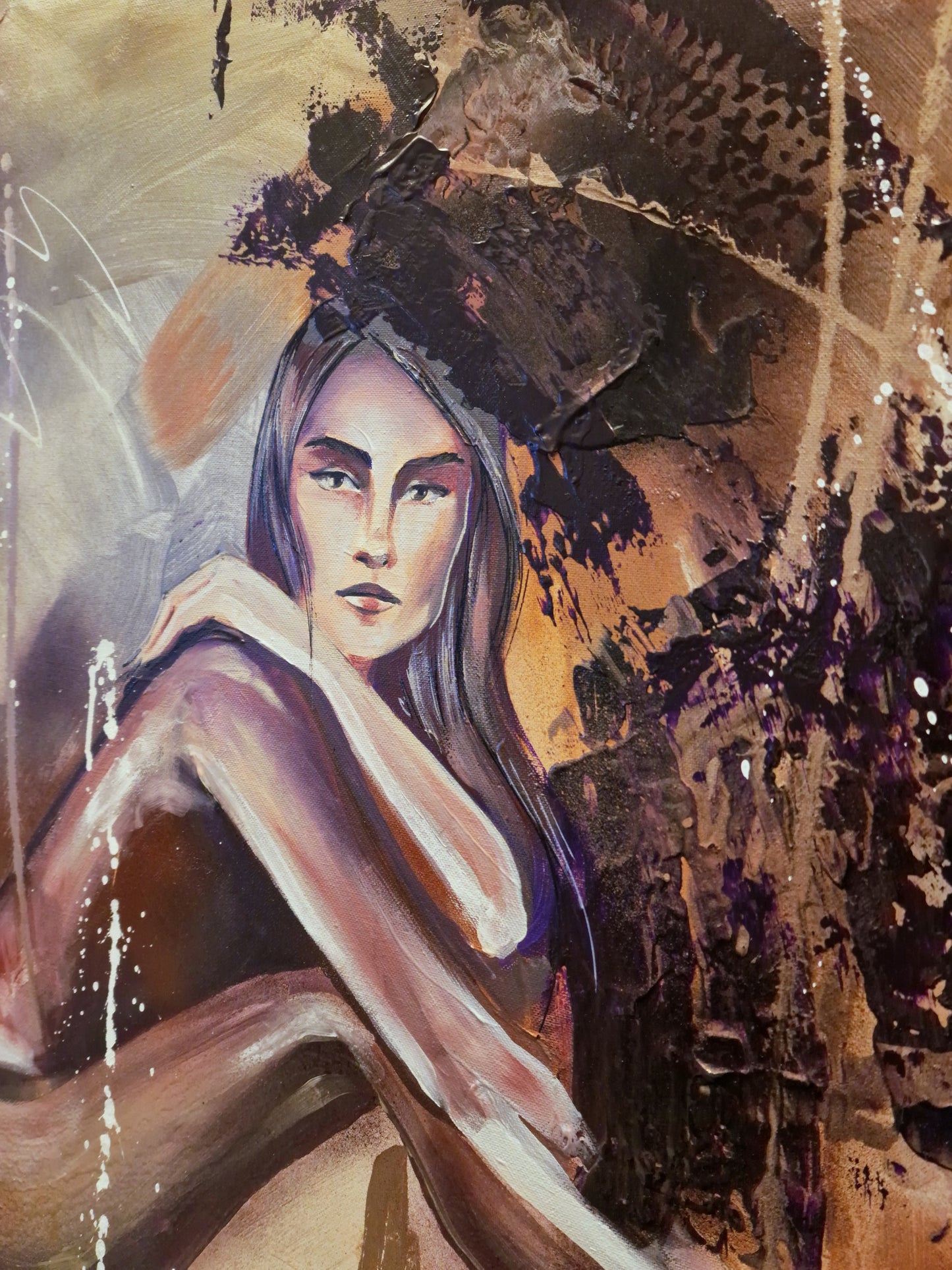 Original painting "Siren Woman" 80x100cm