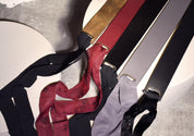 Genuine leather belt for women -Grey