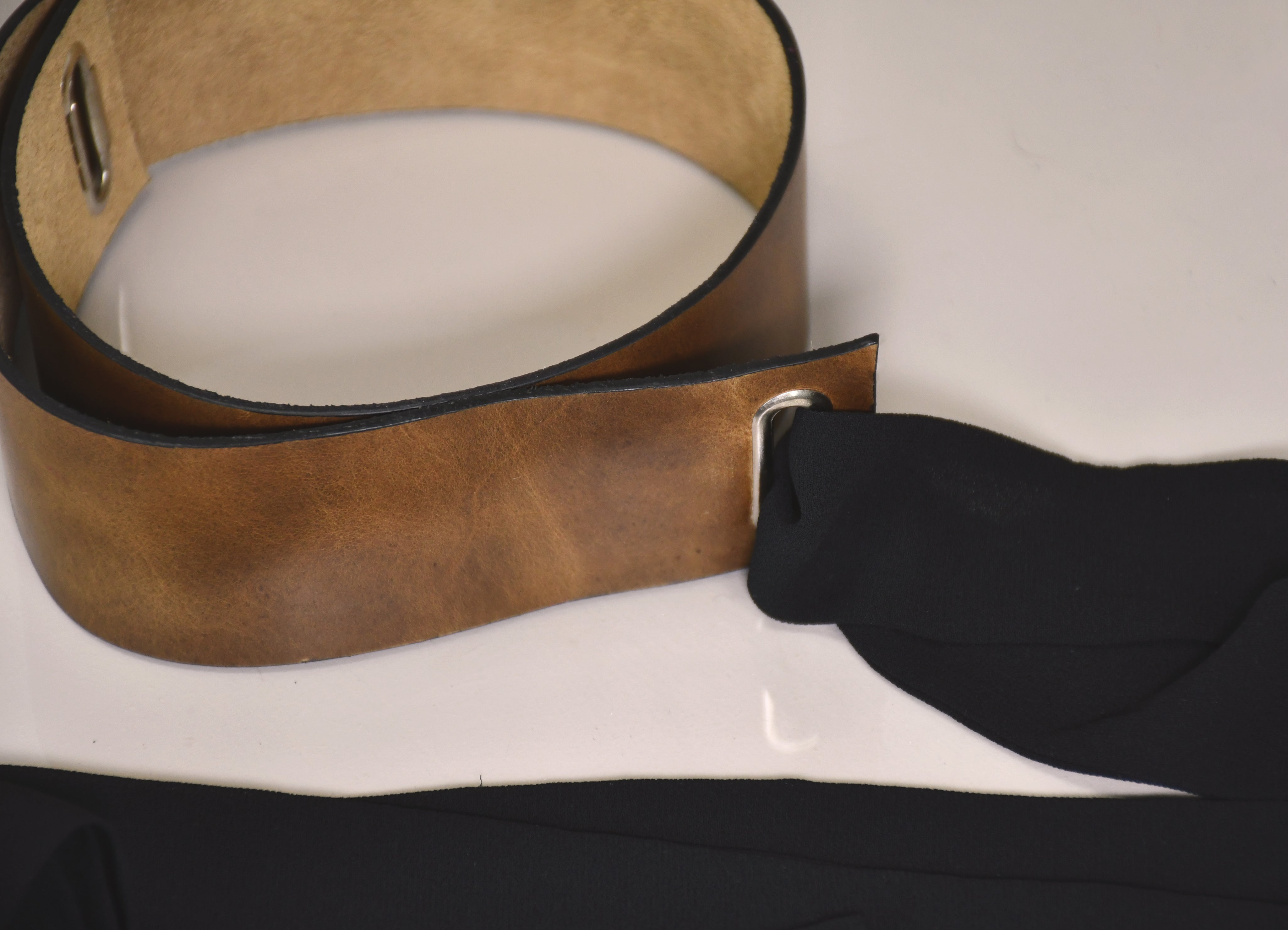 brown genuine leather belt for women dress hand made belt 