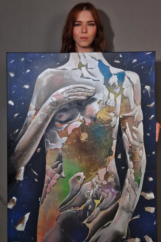 Original painting "Pieces of her" 76x102cm