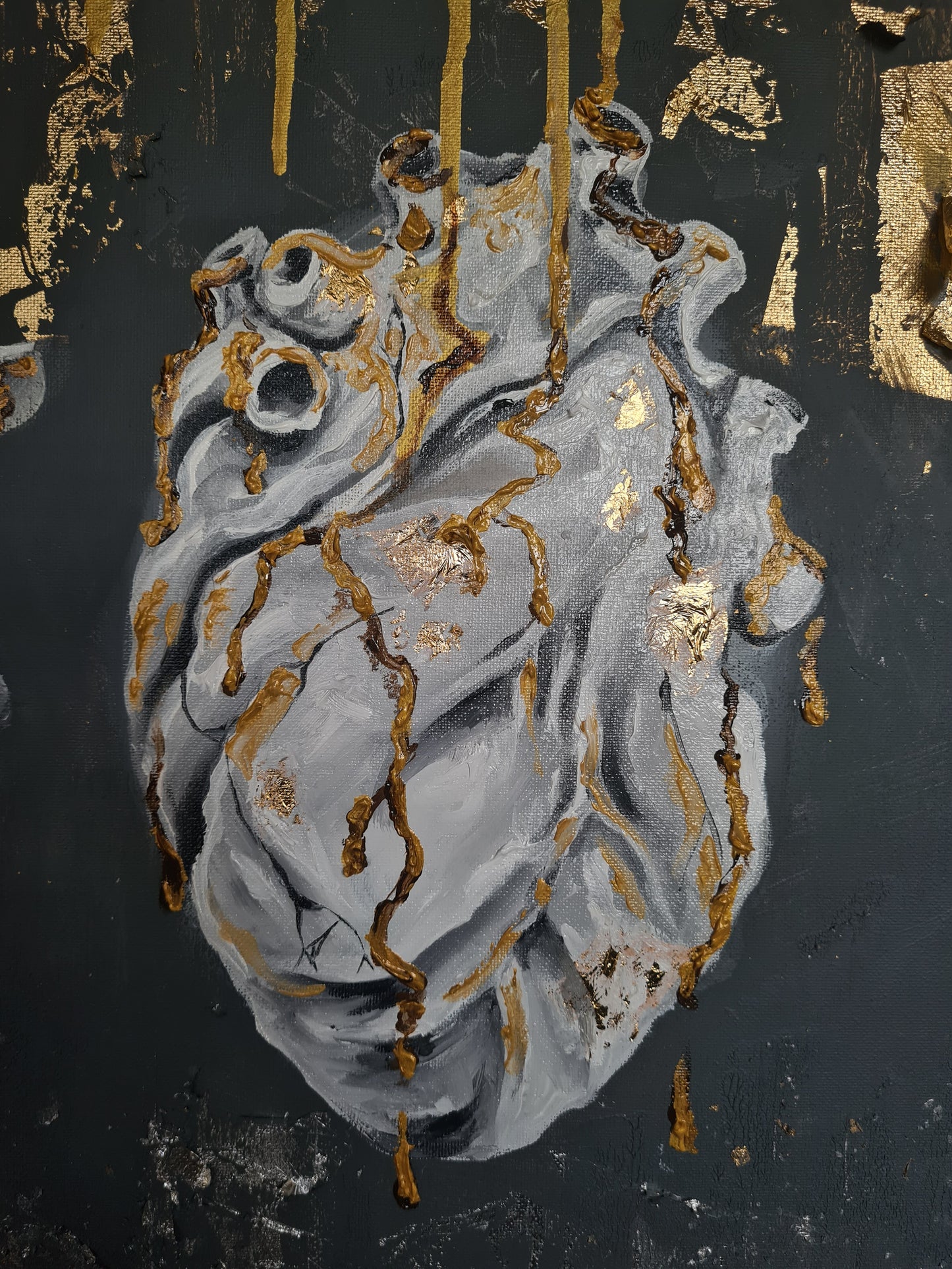 Original painting on canvas: "Heart of Stone" 102x76cm
