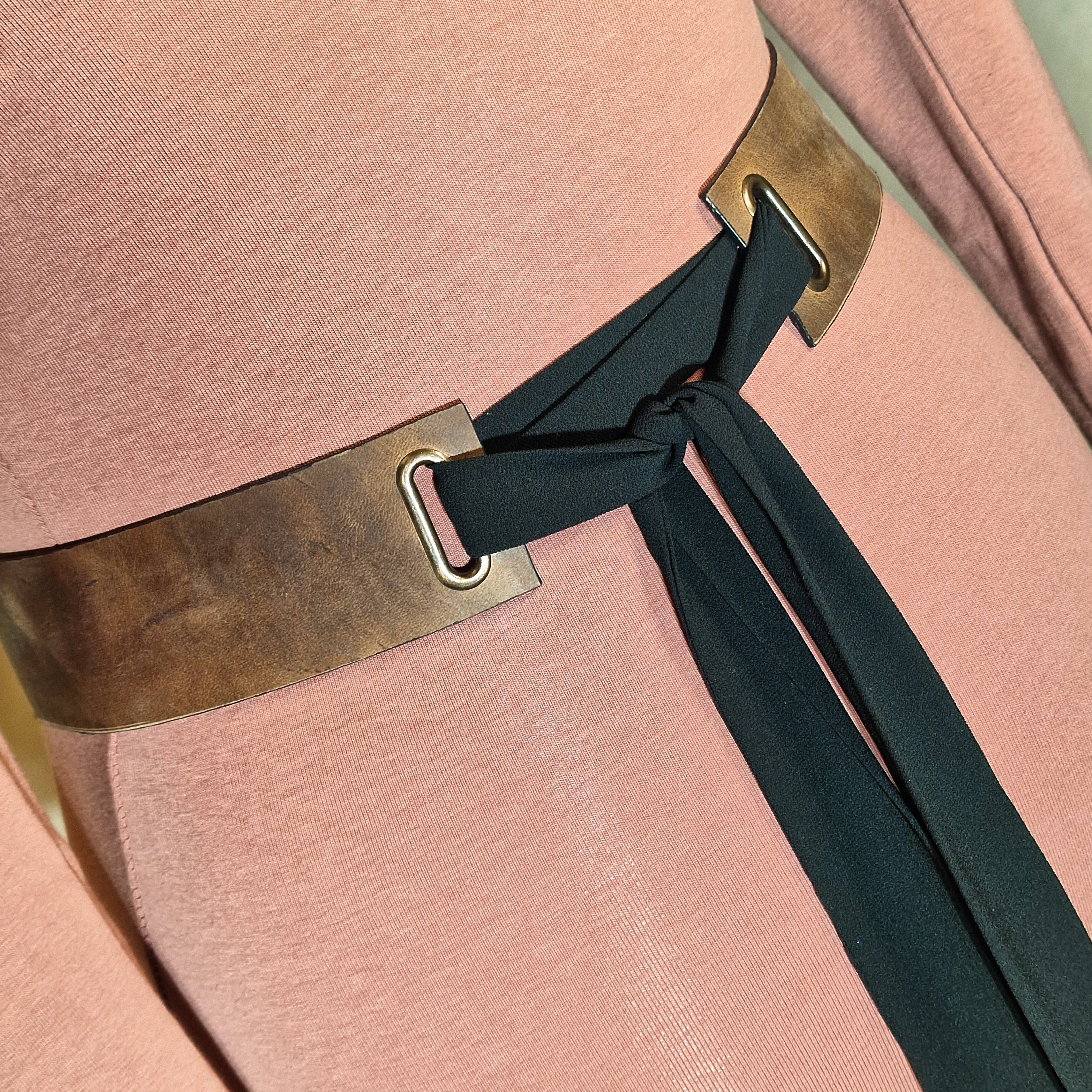 Genuine leather belt for women- Light brown