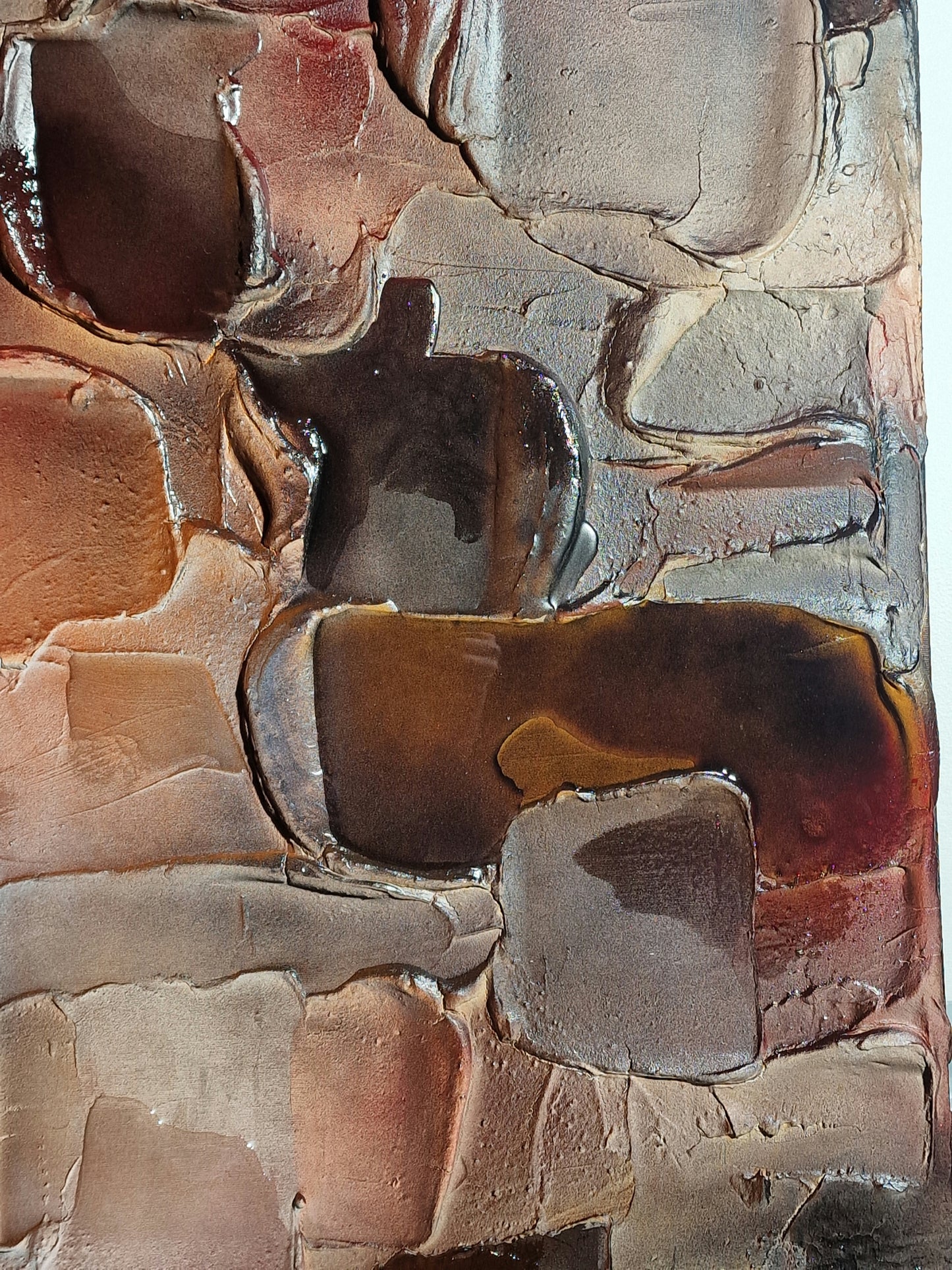 Original abstract painting "Dune" 90x90cm