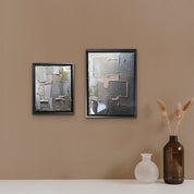 Original Framed Abstract Diptych
